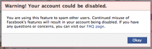 More absusive messages from Facebook