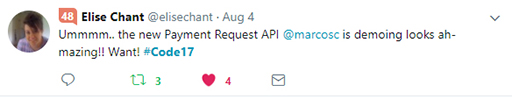 Code 17 in 100 Tweets: Marcos Caceres Payment API