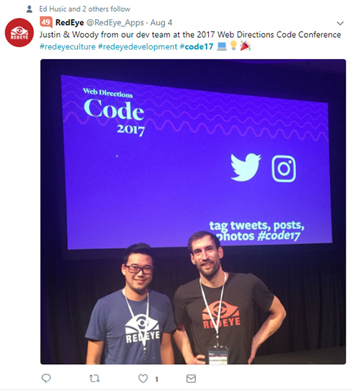 Code 17 in 100 Tweets: two attendees